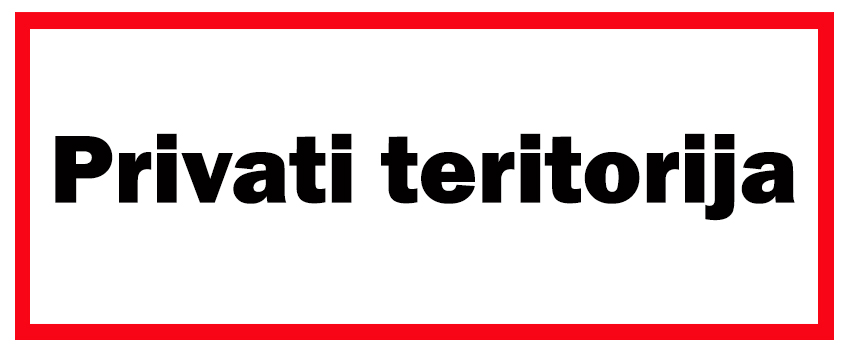 Privati teritorija(juodas)