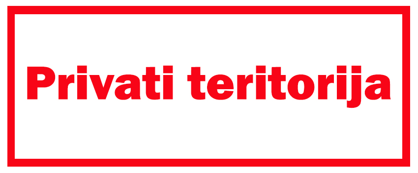 Privati teritorija(raudonas)