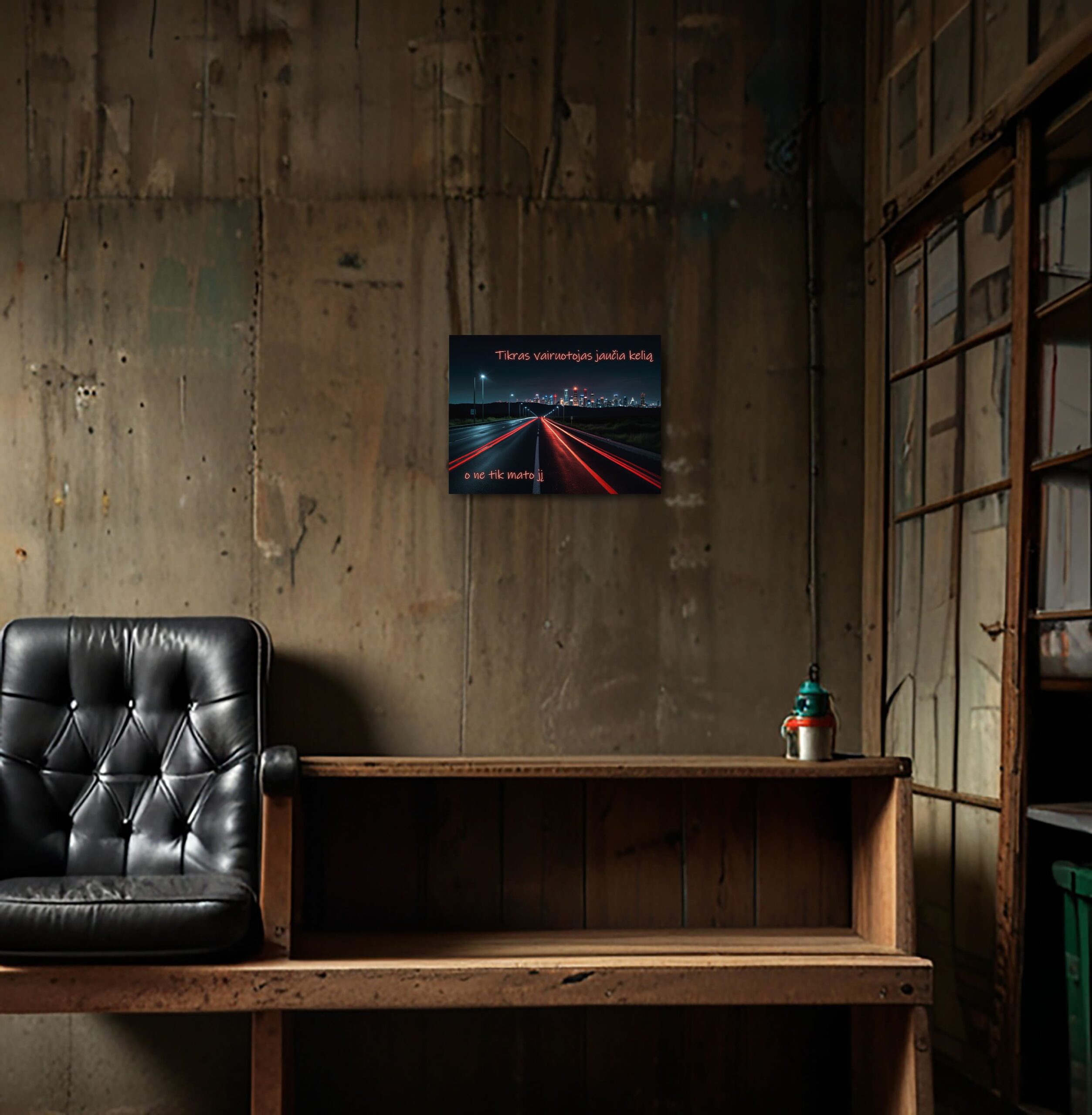 Leonardo_Lightning_XL_Interior_wall_of_a_drivers_or_truckers_r_1