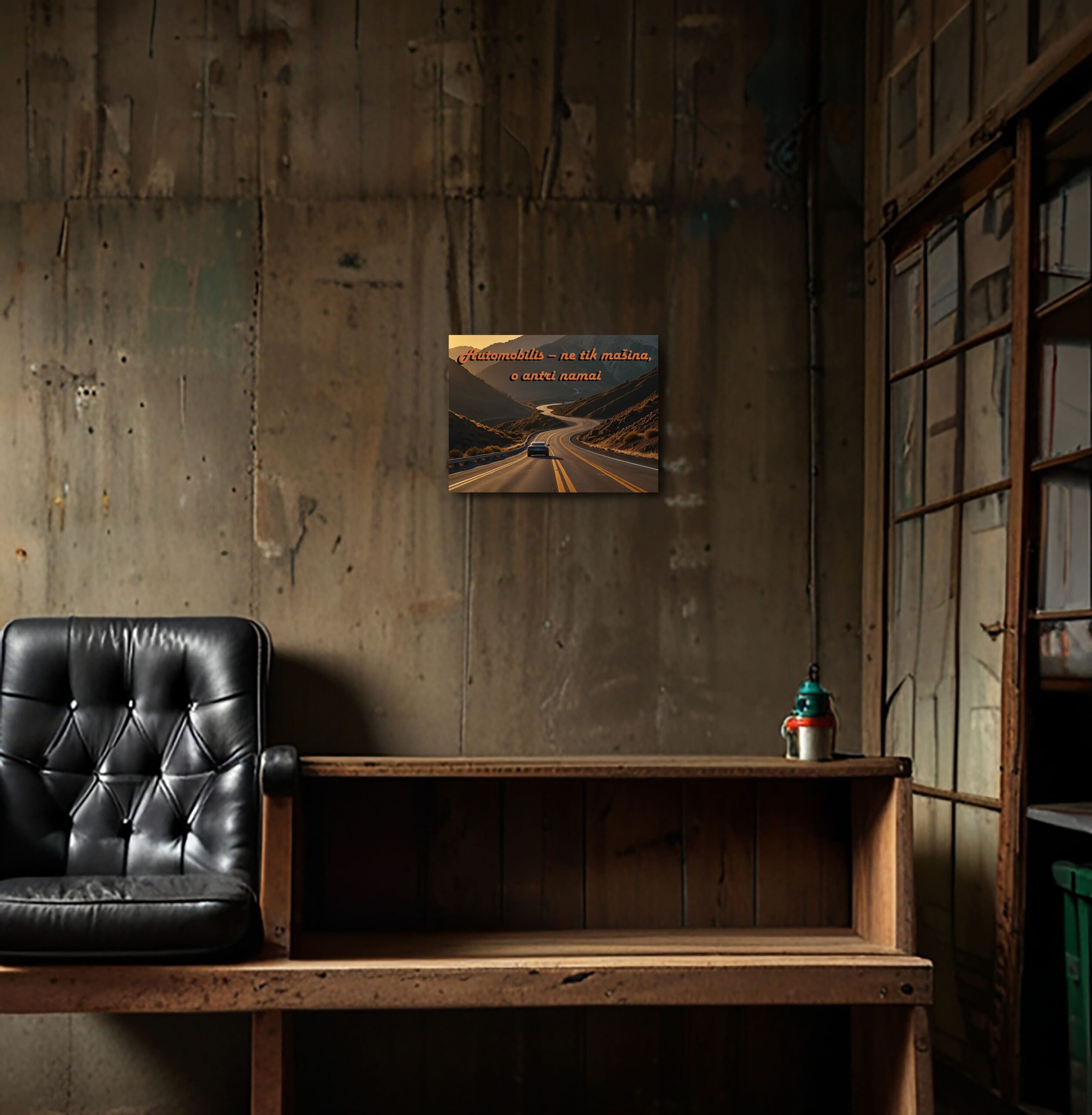 Leonardo_Lightning_XL_Interior_wall_of_a_drivers_or_truckers_r_1