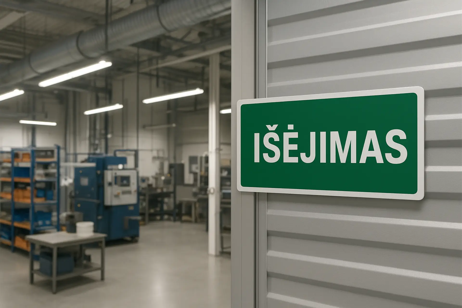 darbinis lipdukai isejimas Conres 2025 10 17